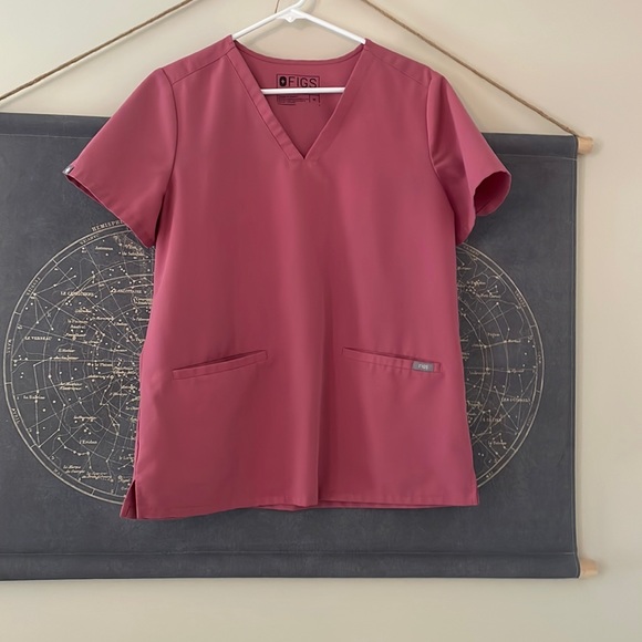 Figs Tops Figs Casma Top In Rose Quartz Poshmark